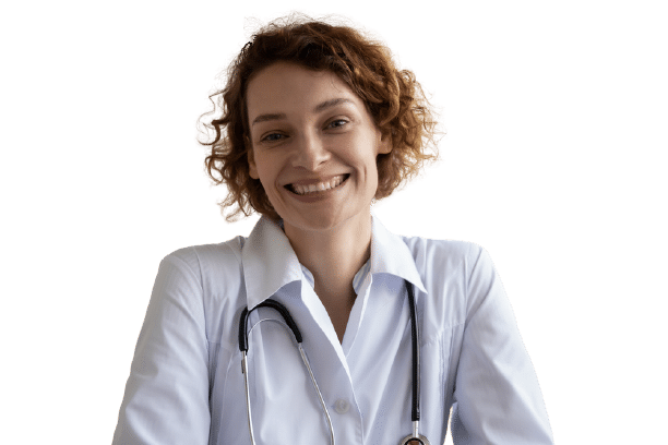 female doctor smiling